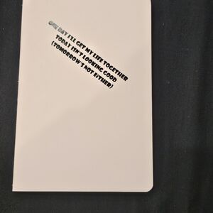 Handmade I'll Get My Life Together Novelty Notebook